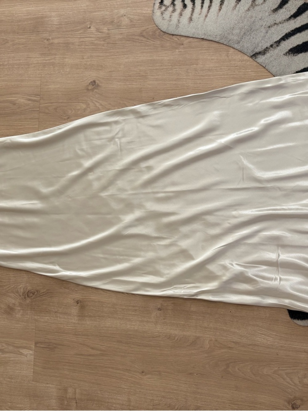 Rampage Satin Maxi Slip Dress in Champagne - Picture 2 of 8